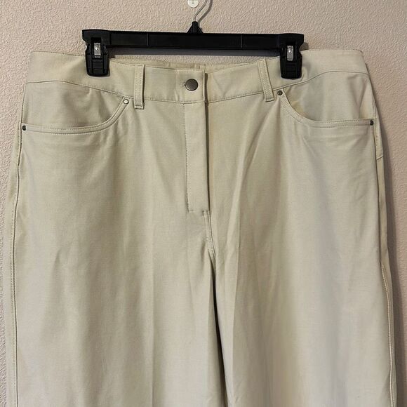 Lululemon City Sleek 5 Pocket Wide-Leg High-Rise Pant *Light Utilitech in Natura - Picture 2 of 8